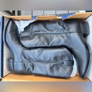 Black Leather Boots